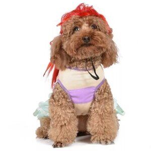 Fetch Halloween Disney Little Mermaid Ariel Dog Costume Size Small